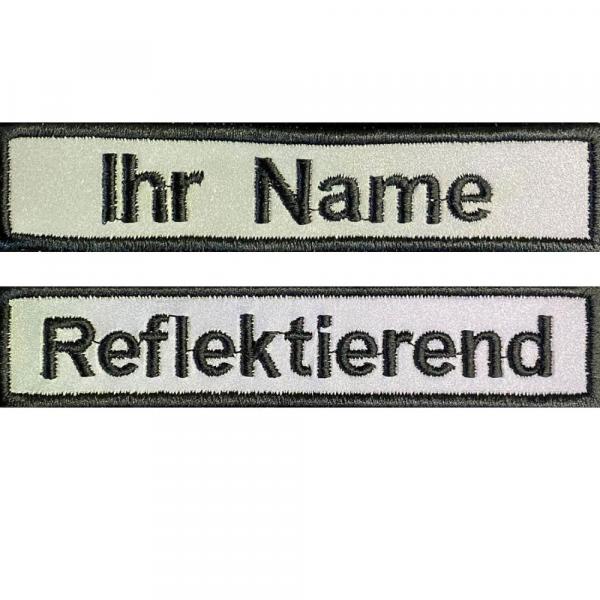 refektierendes Patches mit Klettrücken zum selbst gestalten